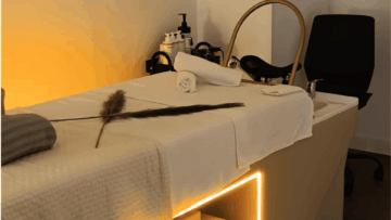 El interior de un Japanese Head Spa.