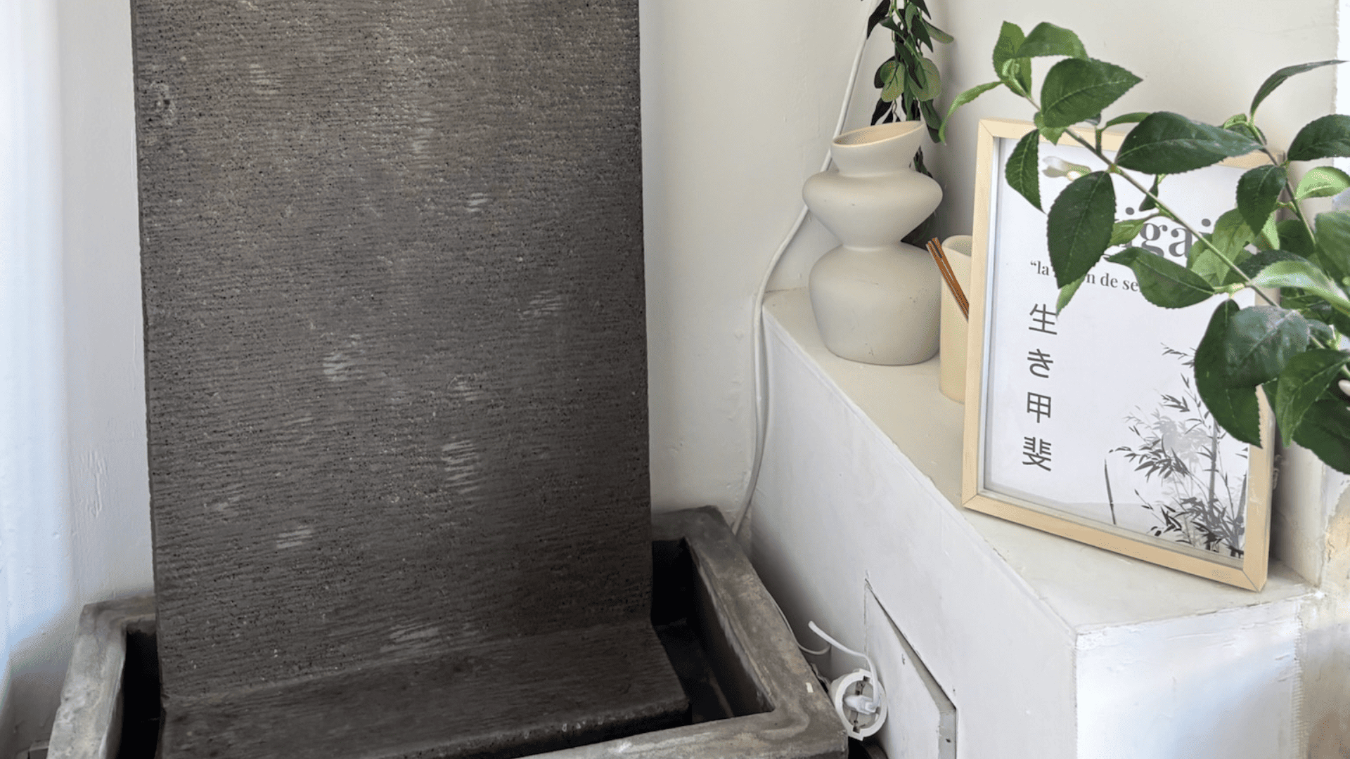 La decoración de un japanese head spa.