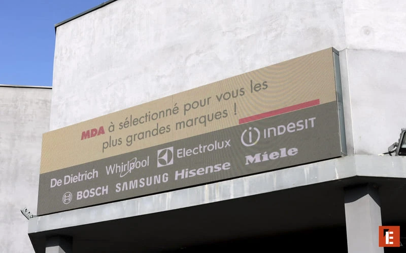 Devanture de magasin MDA