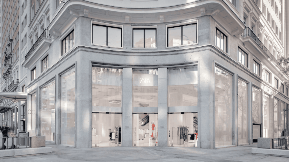 entrada zara flagship store