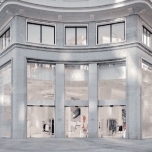 entrada zara flagship store