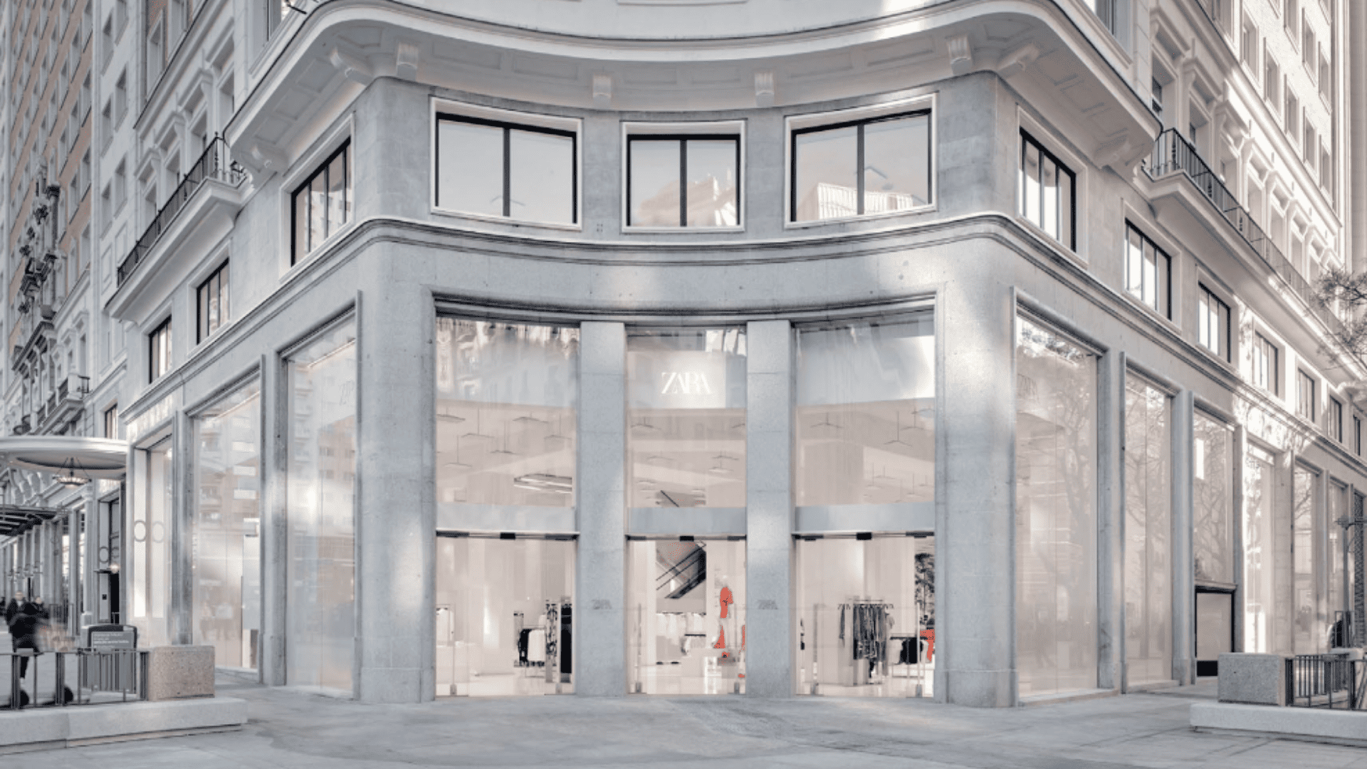 entrada zara flagship store