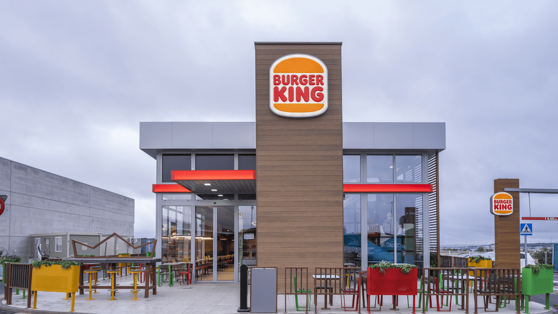 exterior de burger king