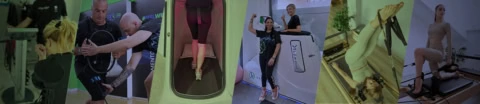 collage fitness: pilates, musculation et machines