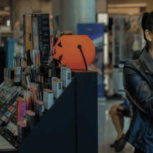 halloween en una tienda