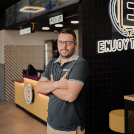 Photo de couverture Vidéo franchisé Kevin Lavergne Réseau de franchise Enjoy Tacos