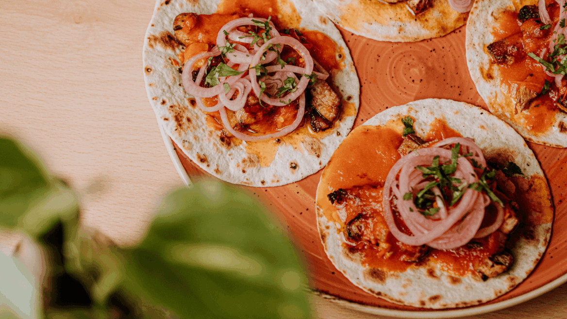 comida vegetariana de la galla