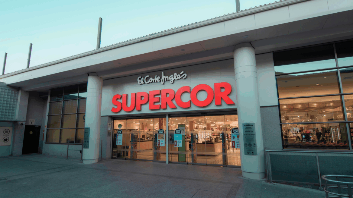 entrada supercor supermercado