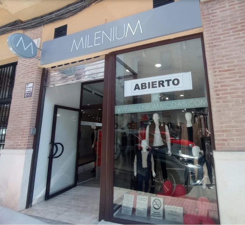 exterior tienda milenium
