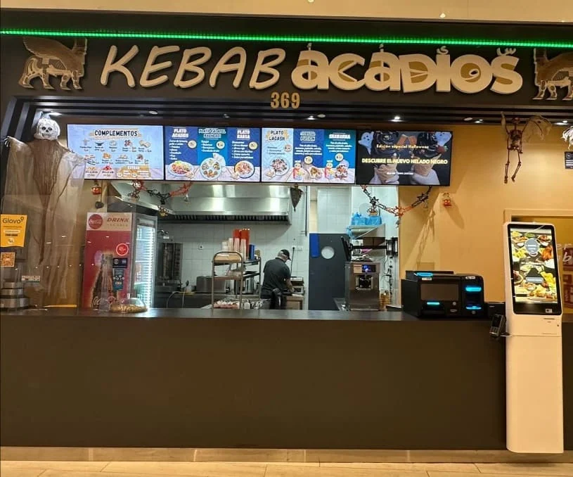mostrador kebab