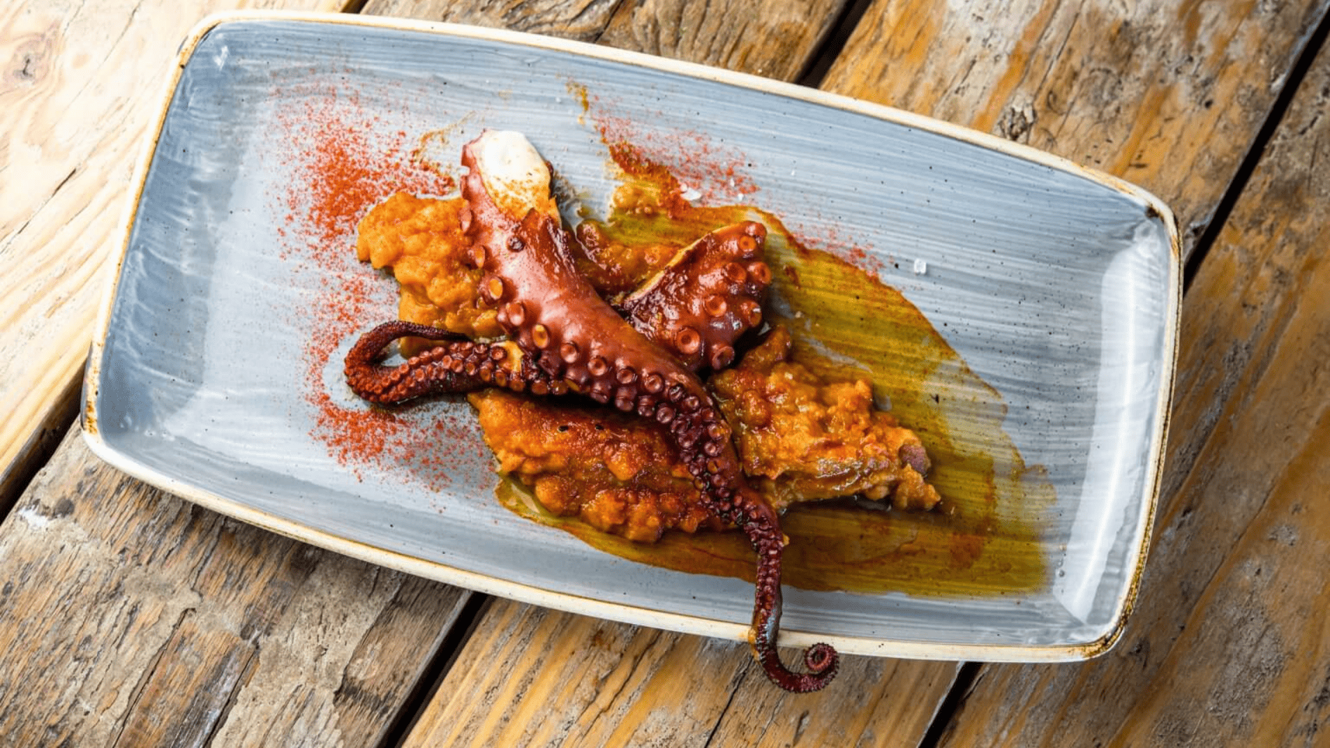 pintxo pulpo en plato