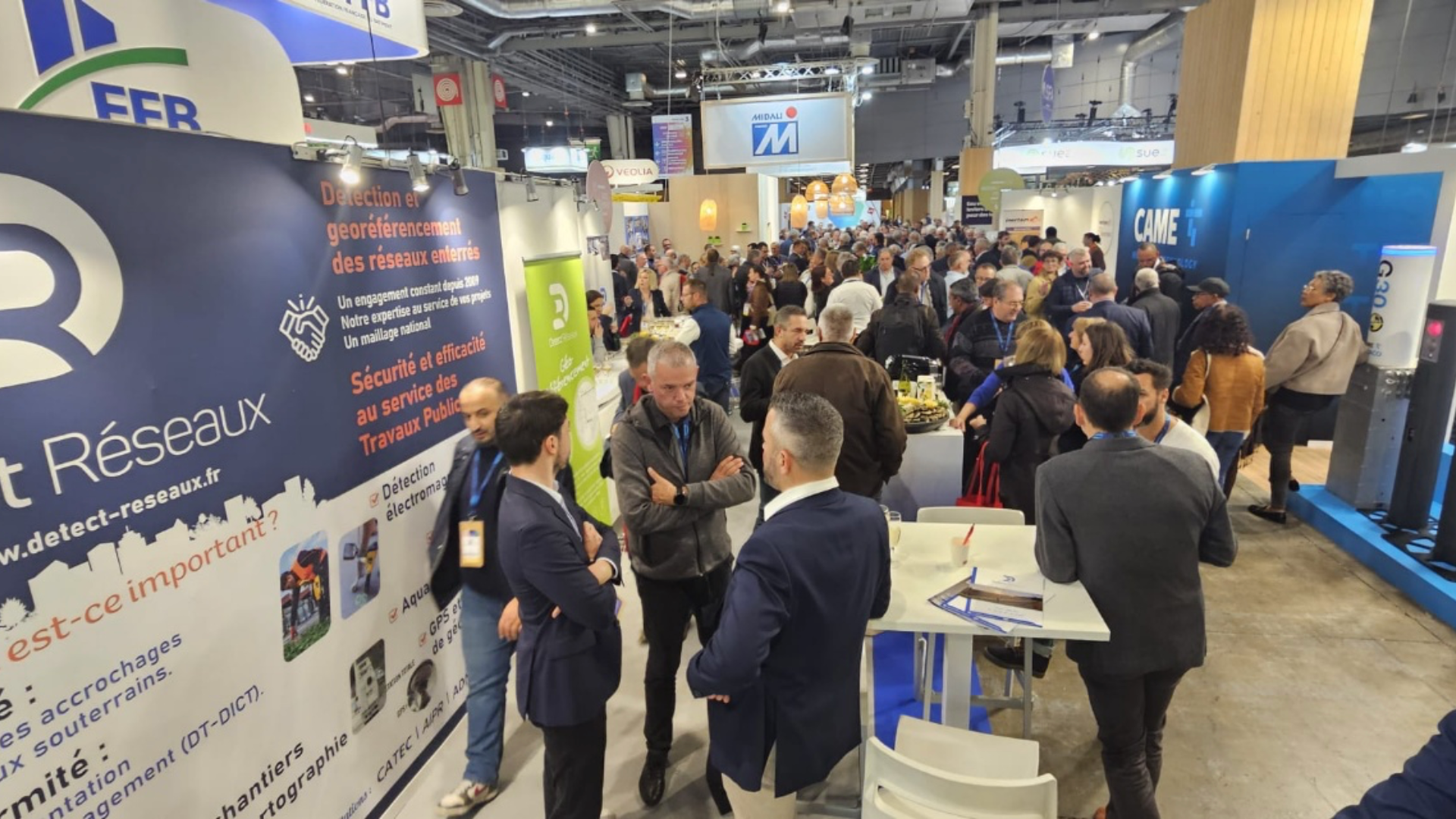 Présence de la franchise DETECT RESEAUX au salon des maires et des collectivités