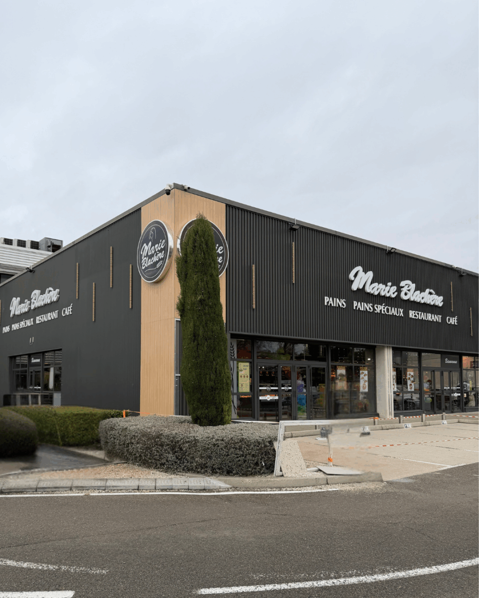 Bâtiment de la boulangerie Marie Blachère