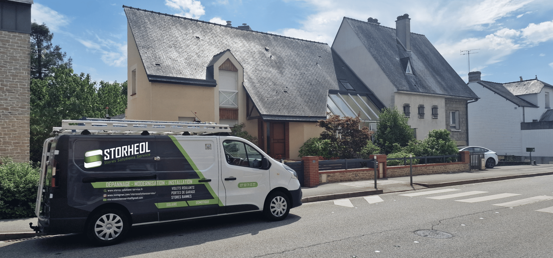 Camion STORHEOL® qui va en chantier