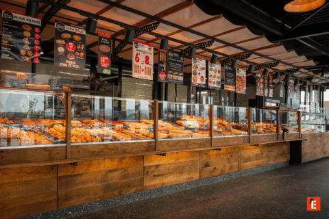vitrine d'une boulangerie