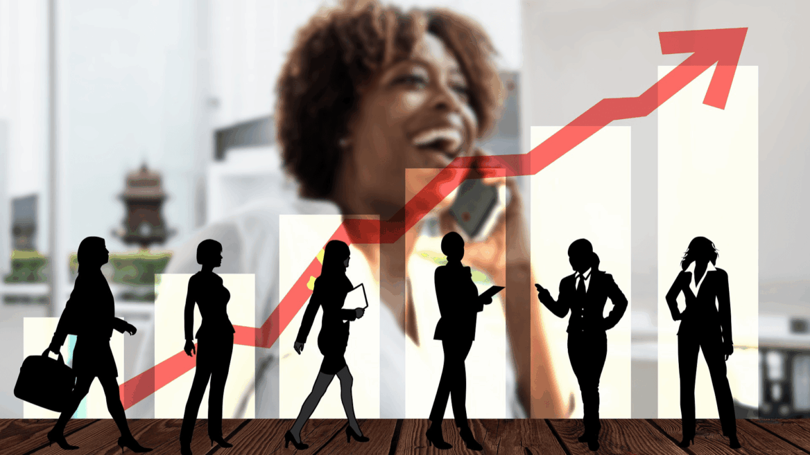 gráfica mujeres empresarias