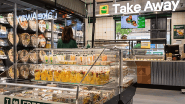 interior supermercado dialprix take away