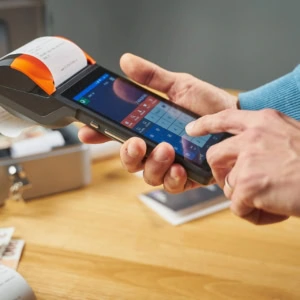 máquina que emite una factura