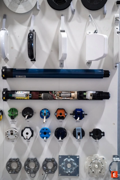 moteur tubulaire somfy — composants et adaptateurs