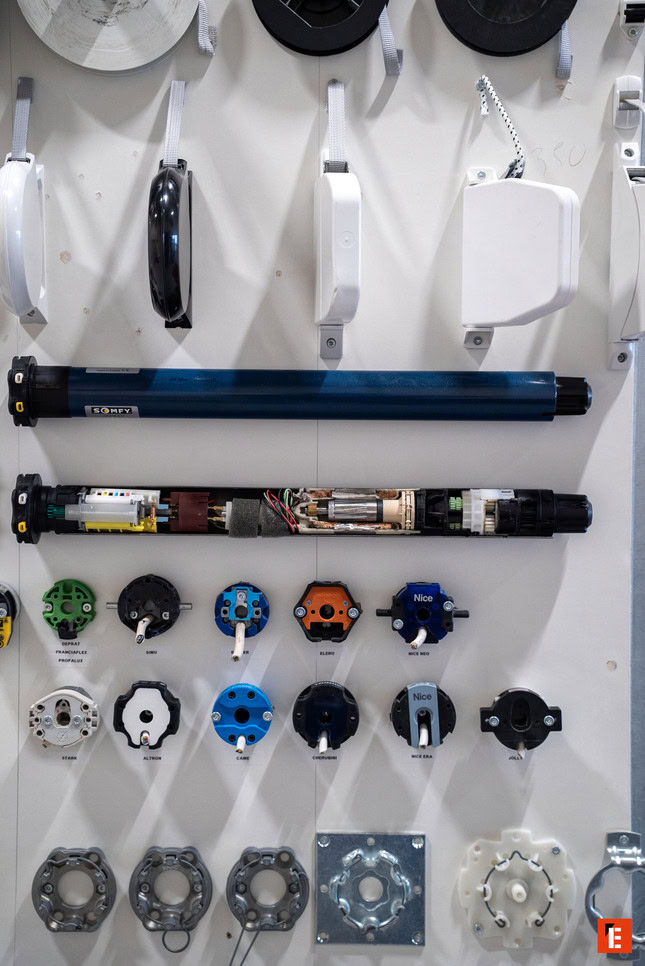 moteur tubulaire somfy — composants et adaptateurs