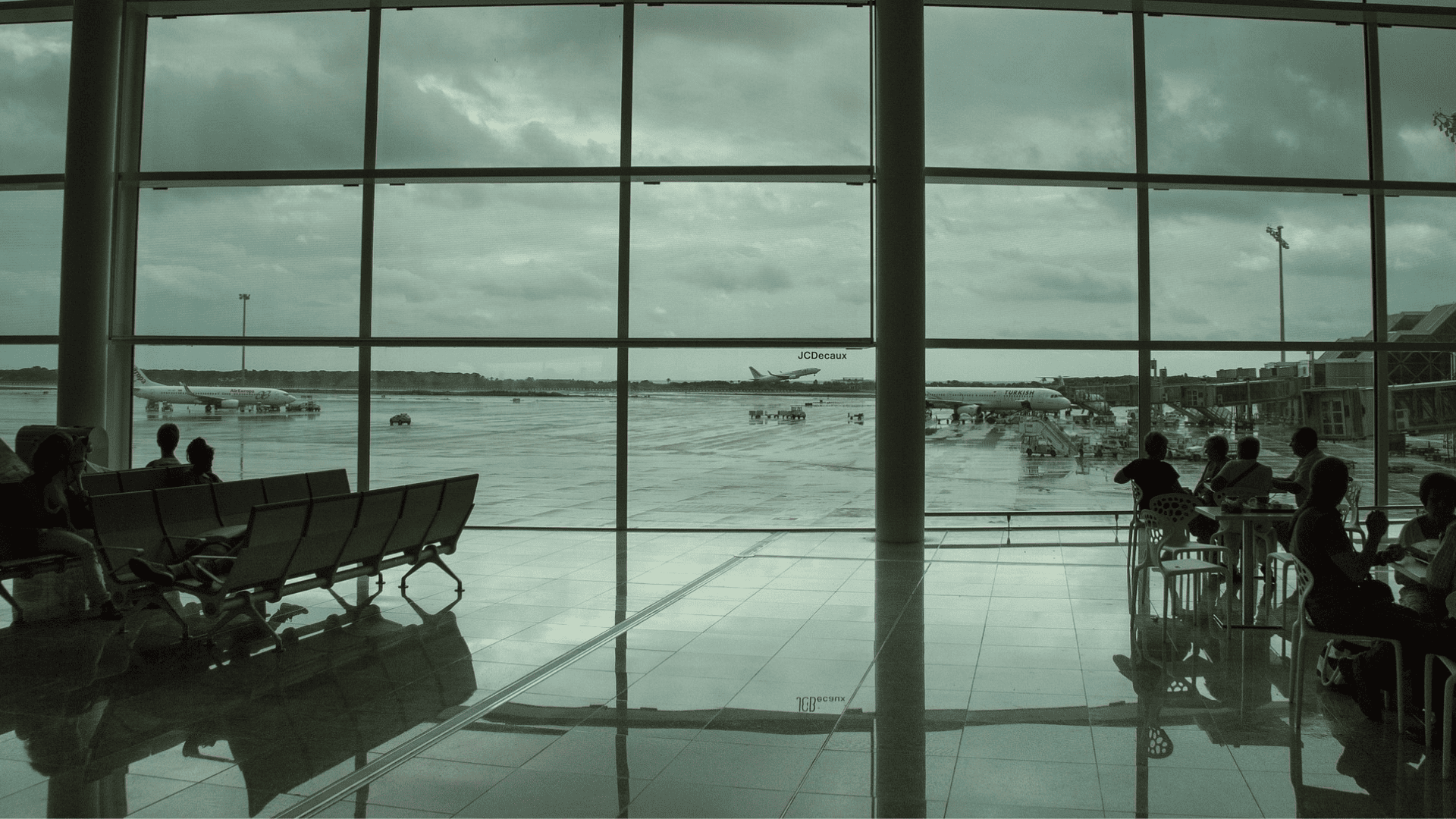sala de espera en aeropuerto barcelona