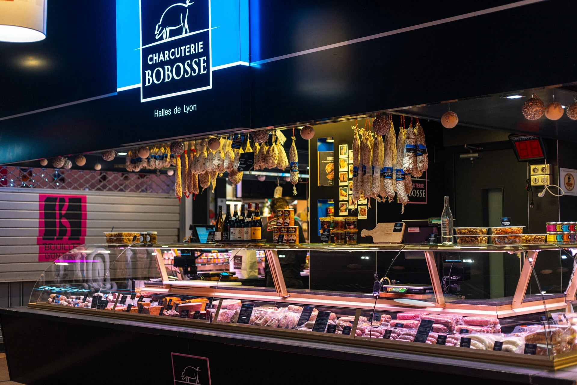 vitrine avec produit bobosse