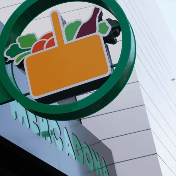 letrero de supermercado mercadona