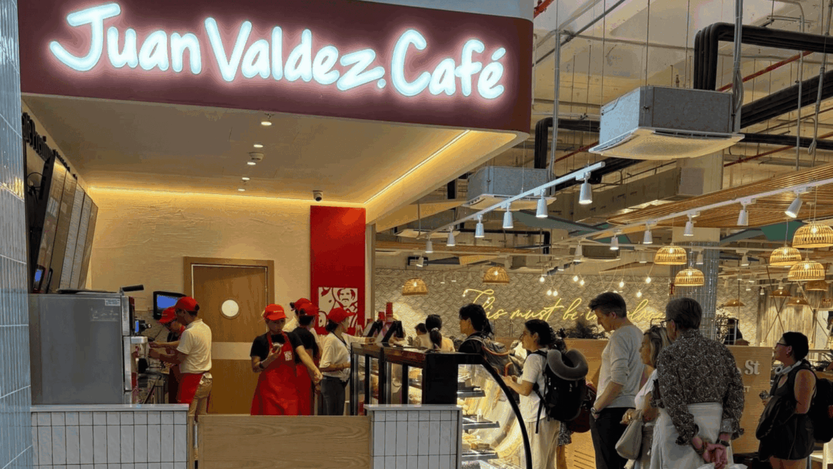 mostrador cafeteria juan valdez café