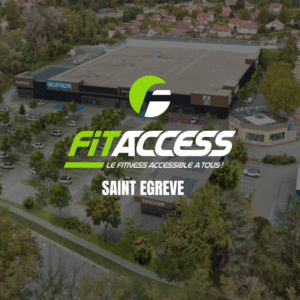 vue du ciel de l'ouverture d'une nouvelle salle fitaccess