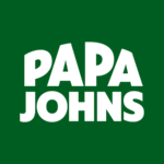 logo papa johns verde con eslogan premium