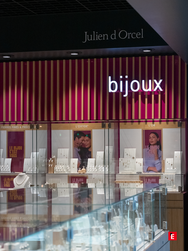 vitrine julien dorcel : bijoux Élégants et raffinés