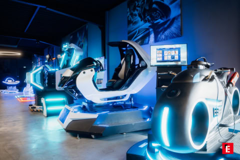 simulateur vr chaise immersive tour de chute