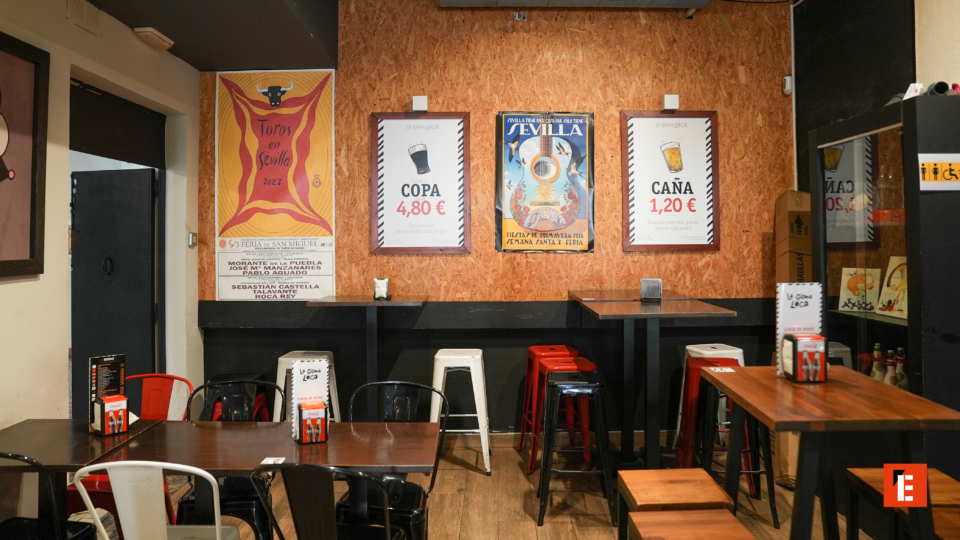 la gitana loca: cafetería con estilo flamenco