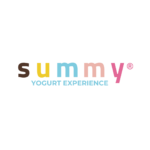 logotipo pastel summy para yogur cremoso