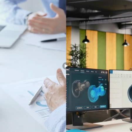 portrait d’un homme en bureau moderne