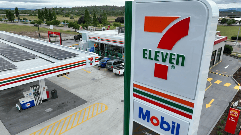 negocio tienda en gasolinera 7 eleven