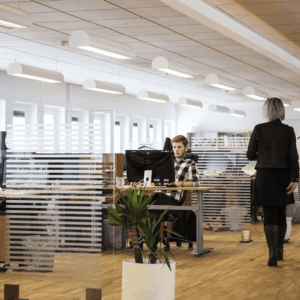 personas trabajando en una empresa