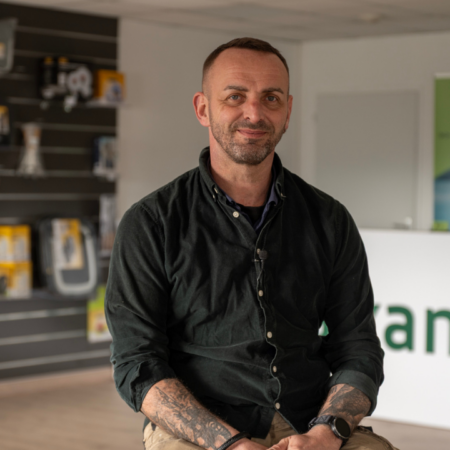 romain subra, salarié de la franchise