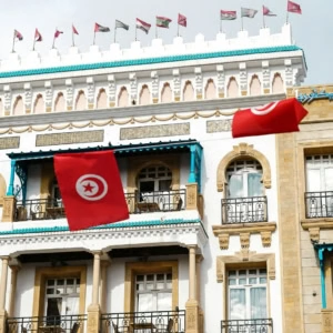 tunisie tunis drapeau