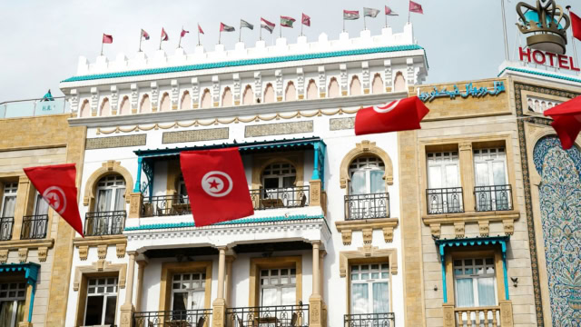 tunisie tunis drapeau