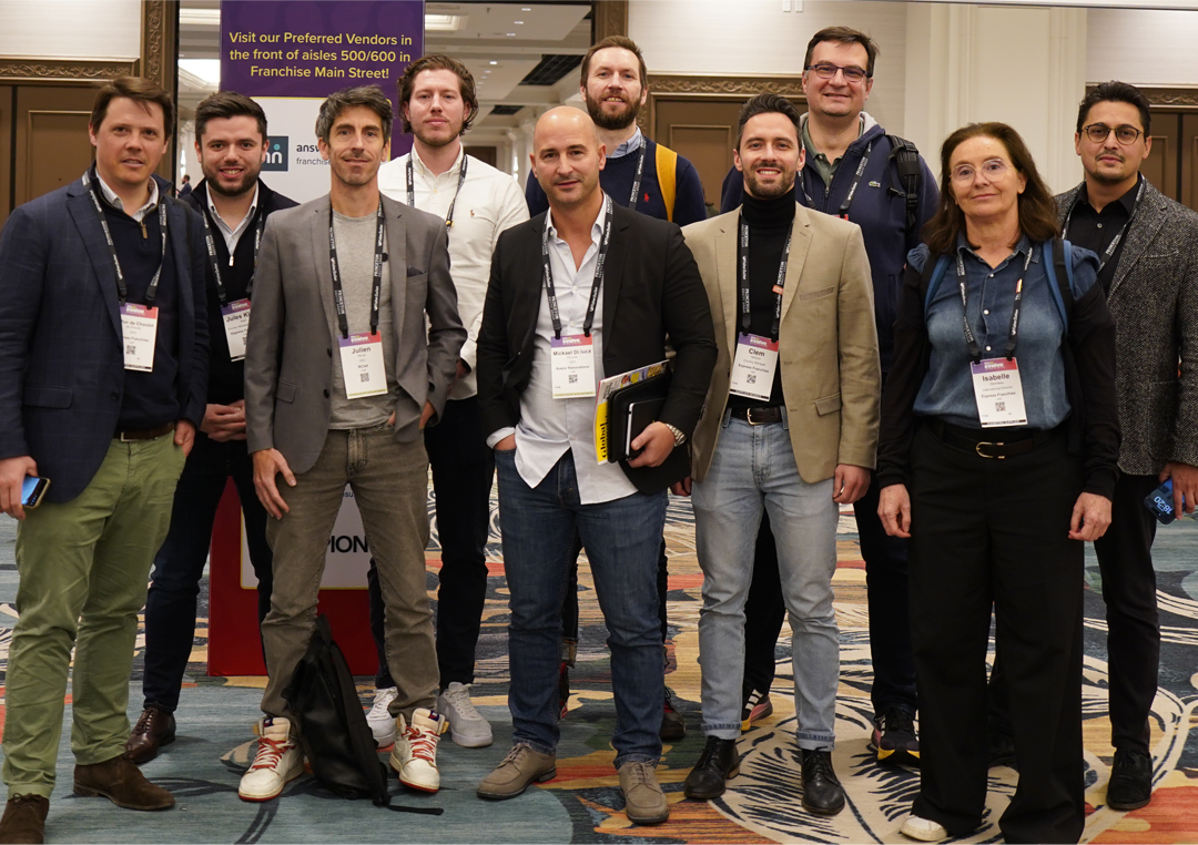 2026 Vegas IFA convention. Group picture of L'Express Franchise team