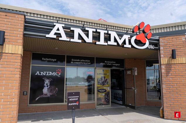 façade de la boutique animo pour animaux