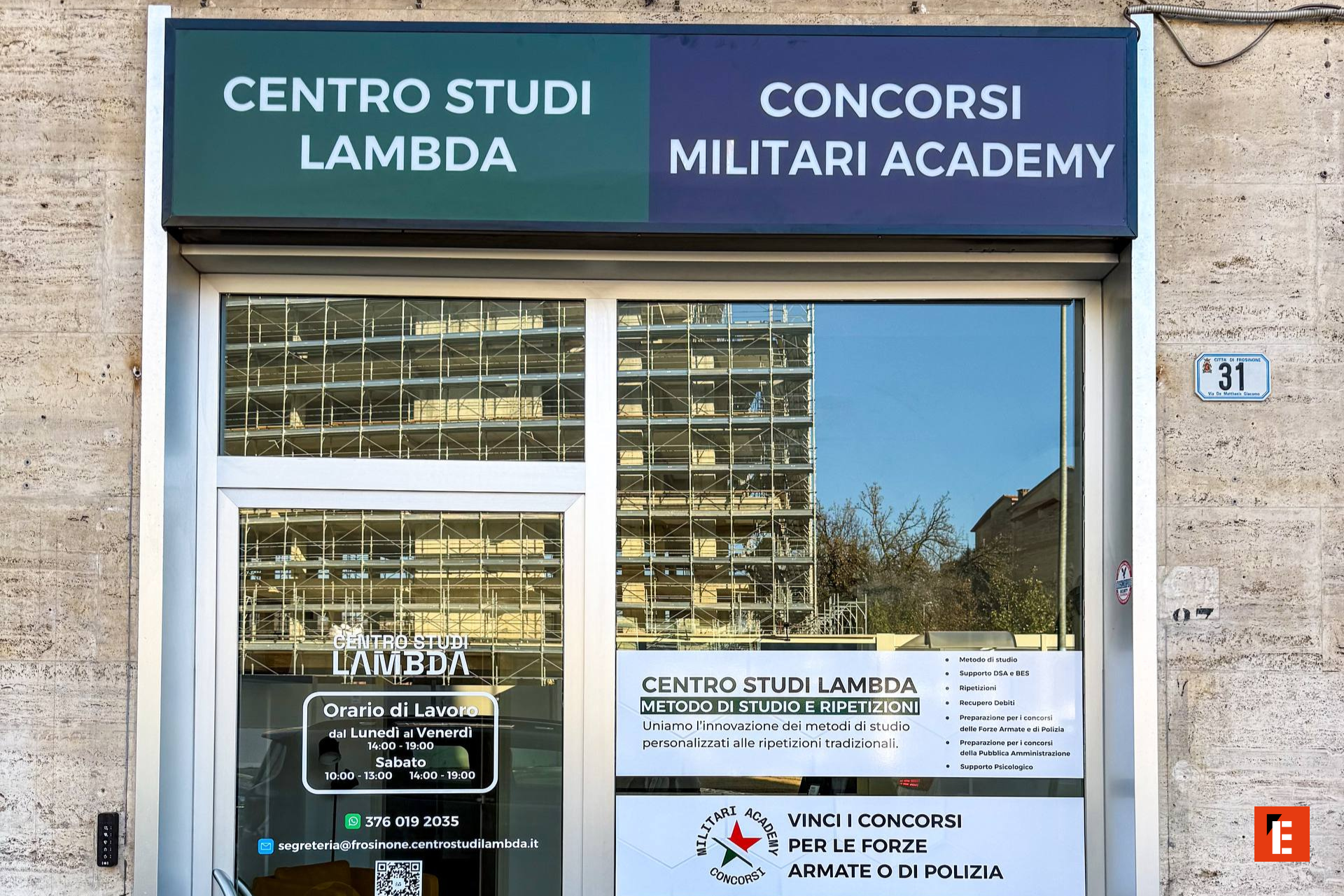 vetrina centro studi lambda per concorsi militari