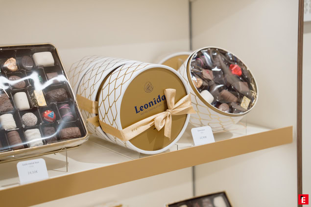 scatola regalo leonida con cioccolatini artigianali