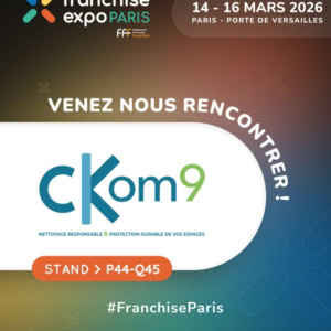 ckom9 nettoyage responsable au franchise expo paris