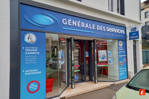 devanture de lagence générale des services — aide à domicile