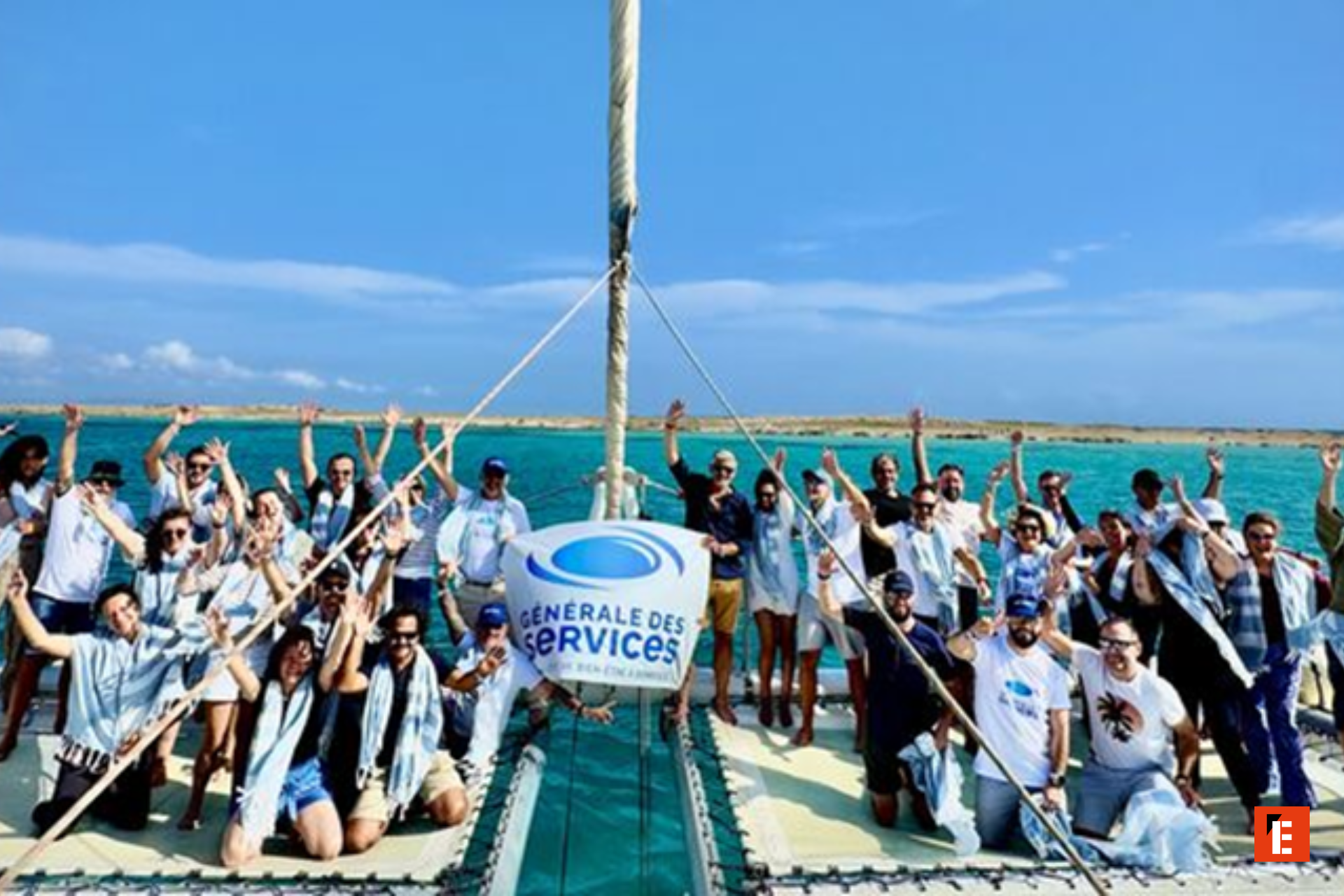 sortie dentreprise en catamaran au soleil