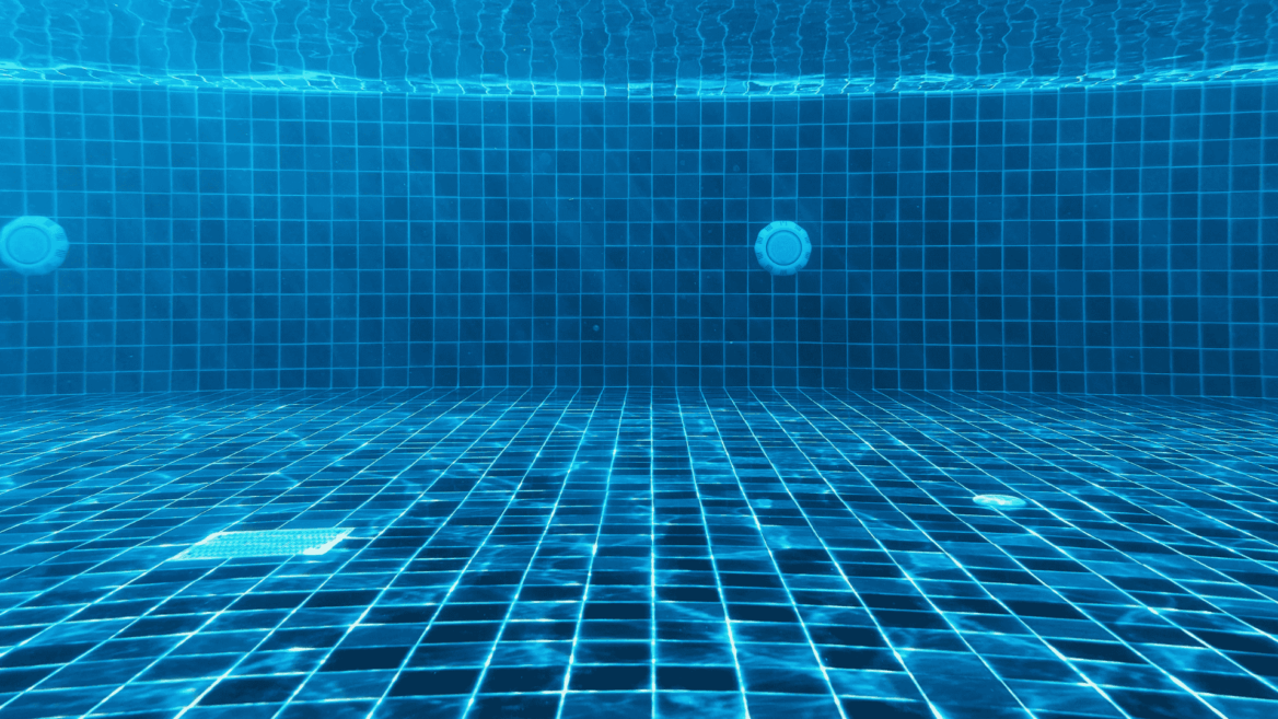 inside of a pool