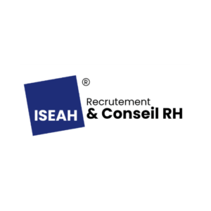 logo iseah bleu marine recrutement et conseil rh