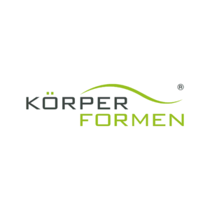 körper formen logo – minimalistisches grün anthrazit design